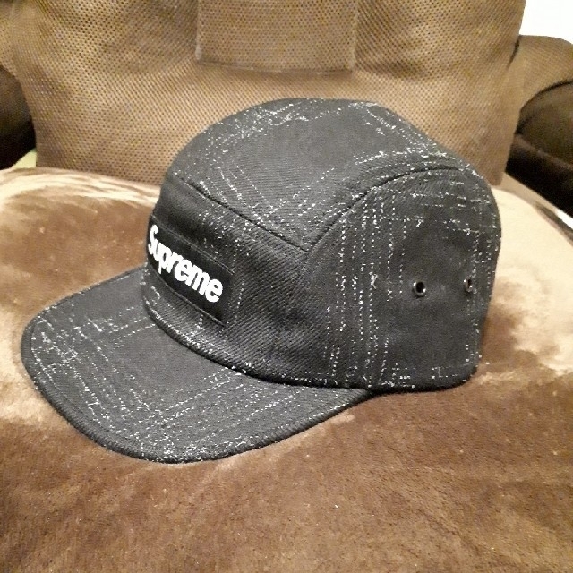 Supreme Broken Tweed Camp Cap