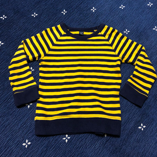 GAP(ギャップ)のGAP ボーダートレーナー 100 キッズ/ベビー/マタニティのキッズ服男の子用(90cm~)(ニット)の商品写真