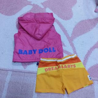 ドリームベイビーズ(DREAMBABYS)のBABY DOLLベスト DREAM BABYS短パン 90 女の子 男の子(その他)