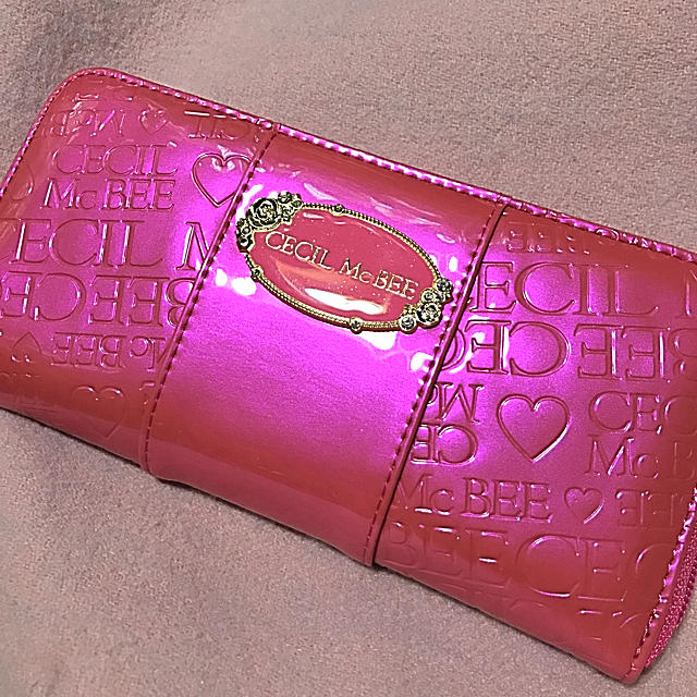 CECIL McBEE(セシルマクビー)のCECIL McBEE☆新品☆ロゴ長財布☆ピンク☆ レディースのファッション小物(財布)の商品写真