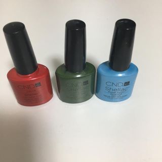 シェラック(SHELLAC)の専用です。シェラック 赤、水色セット(カラージェル)