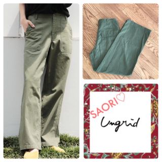 アングリッド(Ungrid)のungrid【美品】ウォッシュベイカーパンツ★TODAYFUL(ワークパンツ/カーゴパンツ)