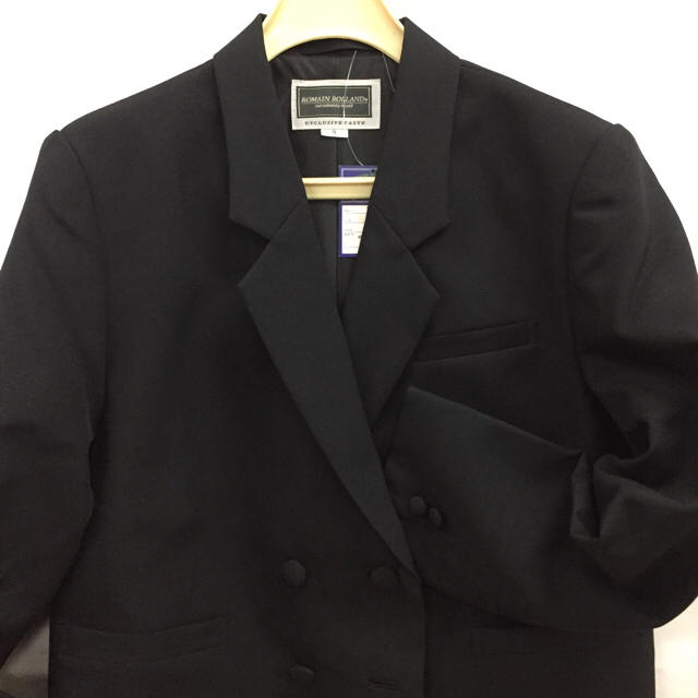 レディース スーツ上衣(9号)ブラック定価