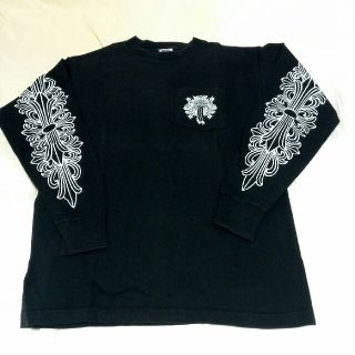 クロムハーツ(Chrome Hearts)のクロムハーツ　ロンT ブラック(Tシャツ/カットソー(七分/長袖))