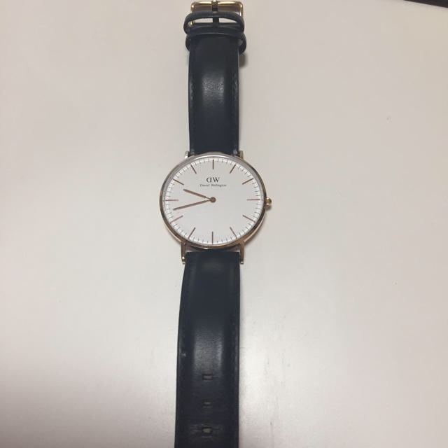 Daniel Wellington(ダニエルウェリントン)のDW♡腕時計黒 レディースのファッション小物(腕時計)の商品写真