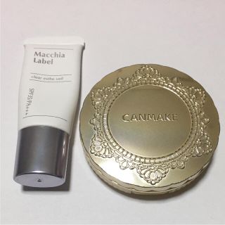 マキアレイベル(Macchia Label)のマキアレイベルファンデーション ，キャンメイクマシュマロフィニッシュパウダー(ファンデーション)