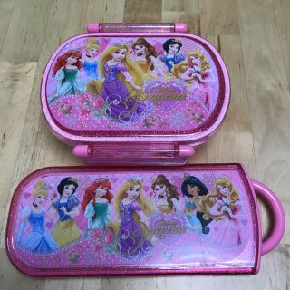 ディズニー(Disney)のコキンちゃん様専用    ディズニープリンセスお弁当箱セット(弁当用品)