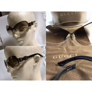 Gucci - 正規美 GUCCIグッチ リボン ベルトバックル装飾 メタル