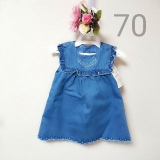 ザラ(ZARA)のれい様専用です。ZARAbabymini美品デニムワンピース♪ブルマ付き(ワンピース)