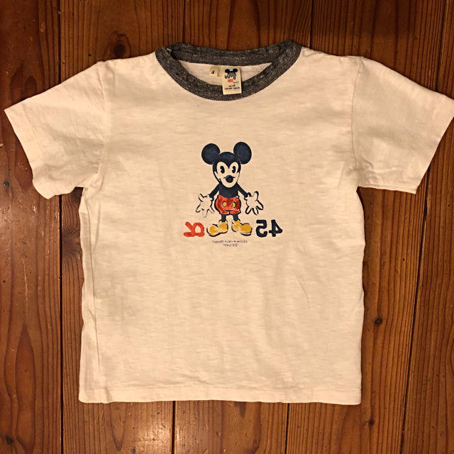 45rpm(フォーティーファイブアールピーエム)の45rpm非売品✨MICKEY PROJECT 天竺Ｔシャツ キッズ/ベビー/マタニティのキッズ服男の子用(90cm~)(Tシャツ/カットソー)の商品写真