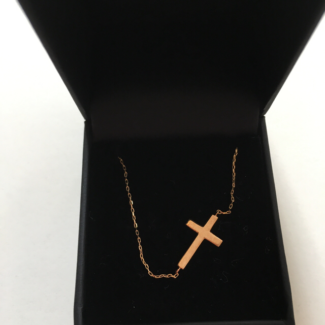 eimy istoire(エイミーイストワール)のeimyistoire♡K10 crossed necklace レディースのアクセサリー(ネックレス)の商品写真