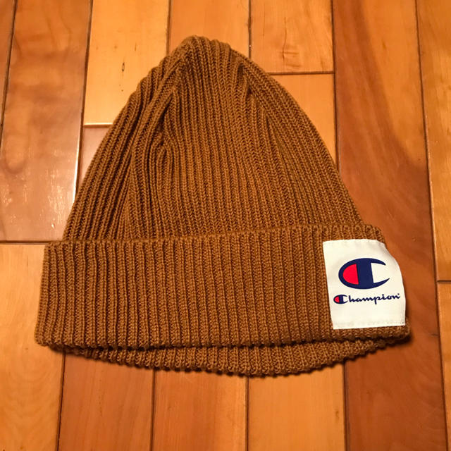 Champion(チャンピオン)のChampion ニット帽 チャンピオン 茶色 ブラウン レディース 女性 レディースの帽子(ニット帽/ビーニー)の商品写真