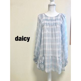 デイシー(deicy)のdaicy / デイシー バルーン袖ワンピース 春ワンピ(ミニワンピース)