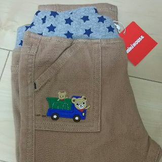 ミキハウス(mikihouse)の値下げ！  ミキハウス  トラックプッチー  パンツ 90センチ  新品(パンツ/スパッツ)