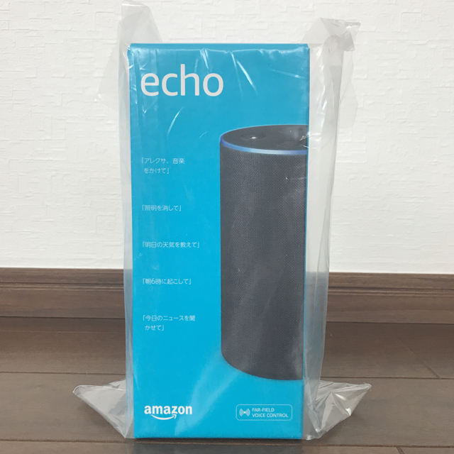 ECHO(エコー)の【キミ ライコネン様専用】[新品][未開封]Amazon echo (NewM) スマホ/家電/カメラのオーディオ機器(スピーカー)の商品写真