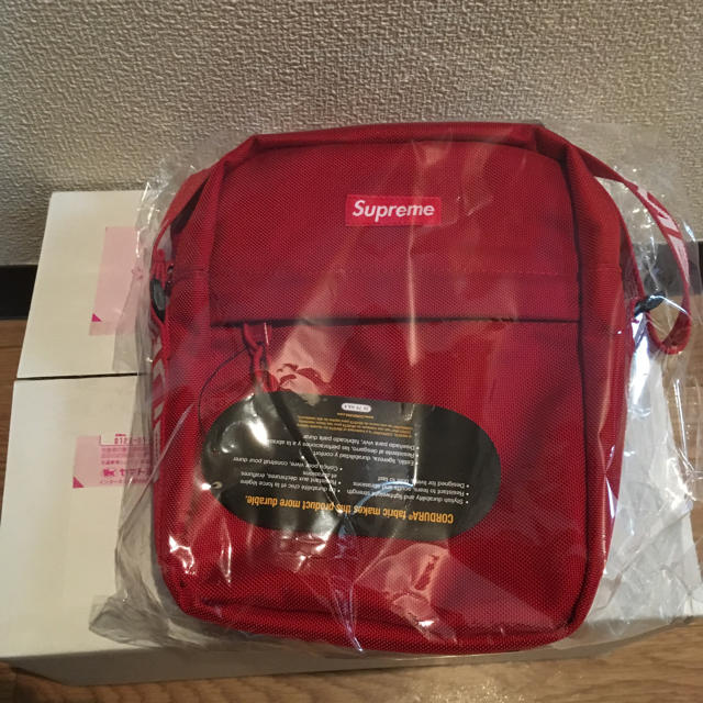 supreme shoulder bag red 新品未使用 公式オンライン購入