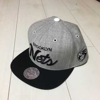 ミッチェルアンドネス(MITCHELL & NESS)のmitchell & ness スナップバック ネッツ new era(キャップ)