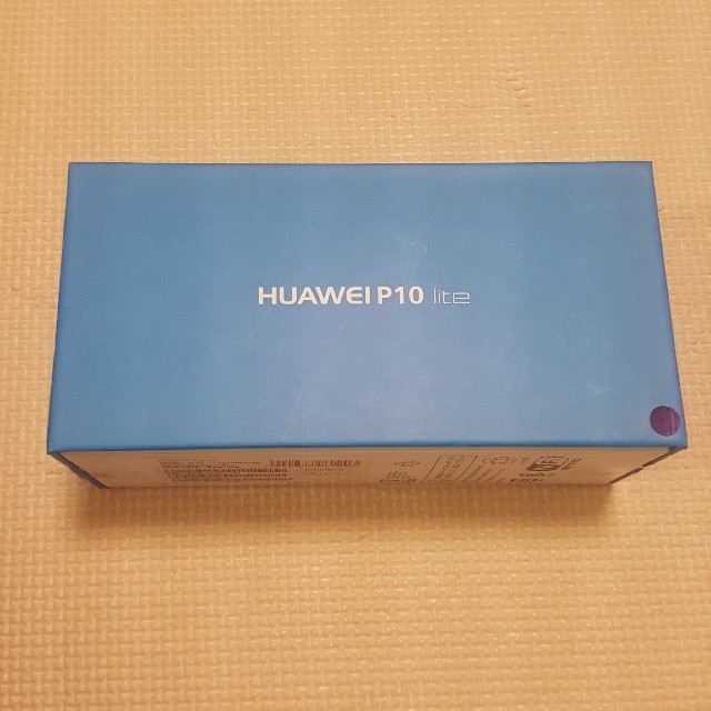 新品 HUAWEI P10 lite 32GB SIMフリー ブルー　 スマホ/家電/カメラのスマートフォン/携帯電話(スマートフォン本体)の商品写真