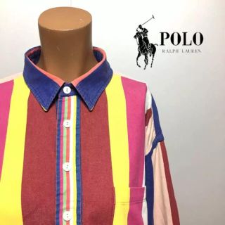 ポロラルフローレン(POLO RALPH LAUREN)の【⬇︎値下げ中¥18000】90's ラルフローレン OLD ヴィンテージ XL(シャツ)