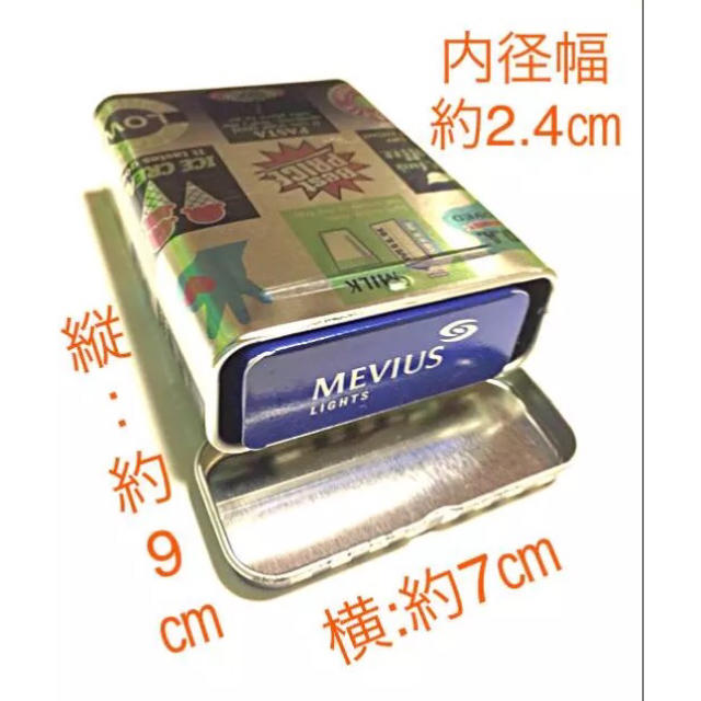 缶ケース  タバコ  小物入れ メンズのファッション小物(タバコグッズ)の商品写真