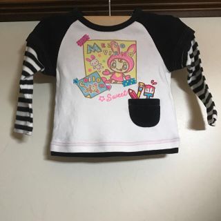 メゾピアノ(mezzo piano)のmezzo piano ロンT ９０cm(Tシャツ/カットソー)