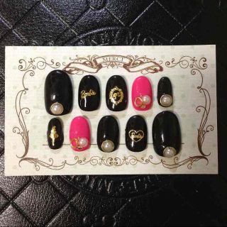 no.4 nail♡tip粘着シール付き