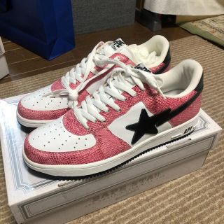 アベイシングエイプ(A BATHING APE)の30cm ＢＡＰＥＳＴＡ スネーク柄(スニーカー)