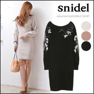 SNIDEL - ＊ayu様専用＊snidel 新品未使用 フラワーレースビジュー ...