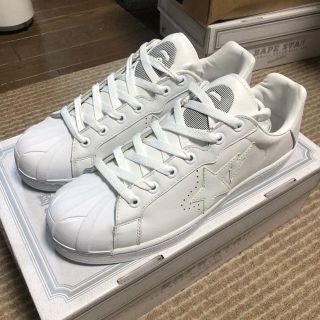 アベイシングエイプ(A BATHING APE)の29cm ＢＡＰＥＳＴＡ ホワイト(スニーカー)