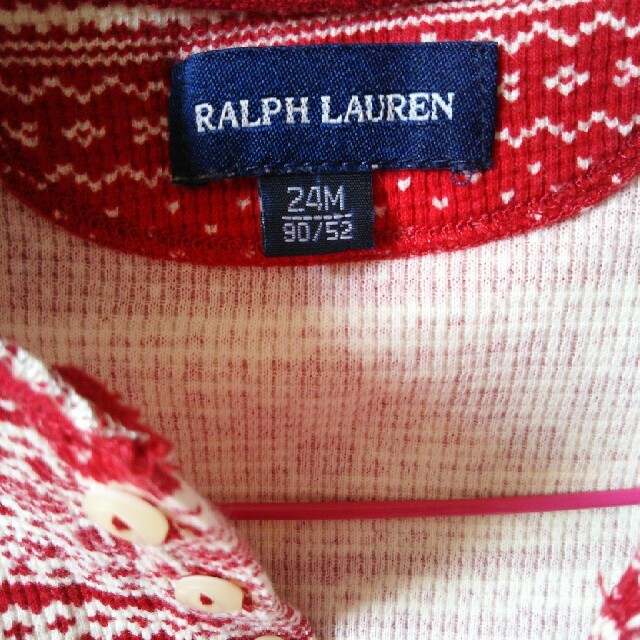 Ralph Lauren(ラルフローレン)の未使用ﾗﾙﾌﾛｰﾚﾝ  ｾｯﾄｱｯﾌﾟ ﾜﾝﾋﾟ キッズ/ベビー/マタニティのキッズ服女の子用(90cm~)(ワンピース)の商品写真