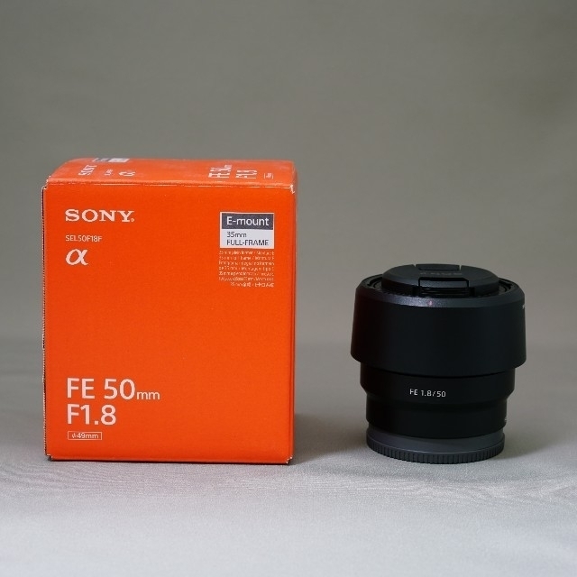 カメラSONY 50mm f1.8 Eマウント フルサイズ