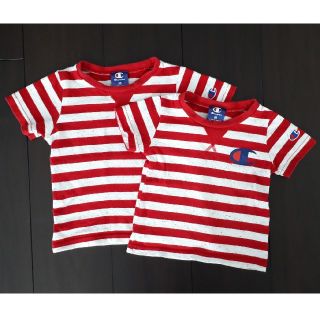 チャンピオン(Champion)の【Champion】ボーダーTシャツ 95㎝&80㎝(Ｔシャツ)