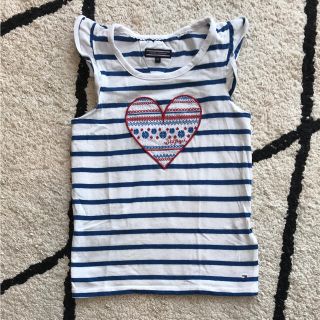 トミーヒルフィガー(TOMMY HILFIGER)の美品！TOMMY HILFIGER トミーヒルフィガー ボーダータンクトップ(Tシャツ/カットソー)