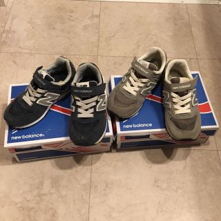 ニューバランス(New Balance)のNB ニューバランス 996 グレー&ネイビー 17cm セット(スニーカー)