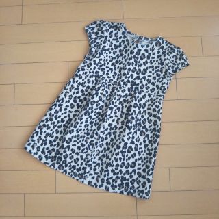 オールドネイビー(Old Navy)のOLDNAVY　レオパード柄ワンピース　size 5T/5A(ワンピース)