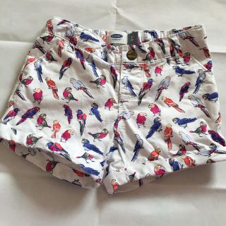 オールドネイビー(Old Navy)のオールドネイビー❤︎小鳥柄ショートパンツ❤︎サイズ3T(パンツ/スパッツ)