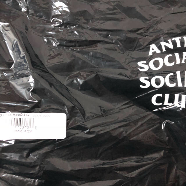 ANTI(アンチ)のAnti Social Social Club パーカー Lサイズ メンズのトップス(パーカー)の商品写真