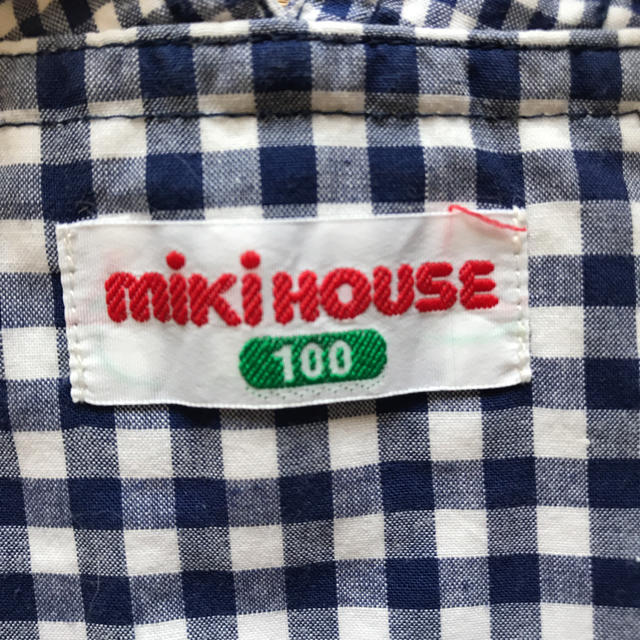 mikihouse(ミキハウス)のミキハウス オーバーオール スカート キッズ/ベビー/マタニティのキッズ服女の子用(90cm~)(その他)の商品写真