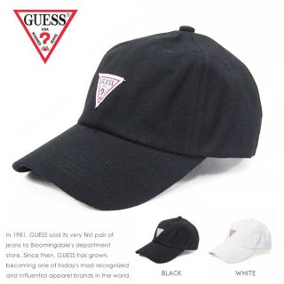 ゲス(GUESS)のGUESS キャップ（黒）(キャップ)