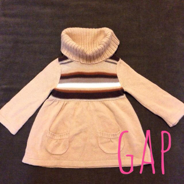 GAP Kids(ギャップキッズ)のbaby gap ♡ タートルワンピ キッズ/ベビー/マタニティのキッズ/ベビー/マタニティ その他(その他)の商品写真