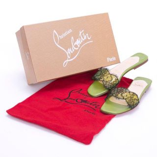 クリスチャンルブタン(Christian Louboutin)のルブタン サンダル フラット LALLA-PLAT 129842(サンダル)