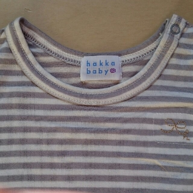 hakka baby(ハッカベビー)のhakka baby 長袖カットソー キッズ/ベビー/マタニティのキッズ服女の子用(90cm~)(Tシャツ/カットソー)の商品写真