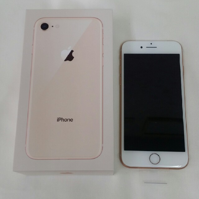 iPhone - 【新品未使用】au iphone8 256GB　GOLD SIMフリー