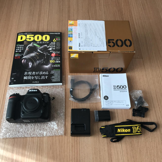 Nikon - Nikon D500 ボディ 極美品 付属品完備 レリーズ1,200回