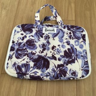 ハロッズ(Harrods)のHarrods 花柄トラベル収納ポーチ(旅行用品)