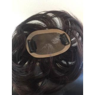 ヘアピース ウィッグ　人毛100% 自然色(その他)