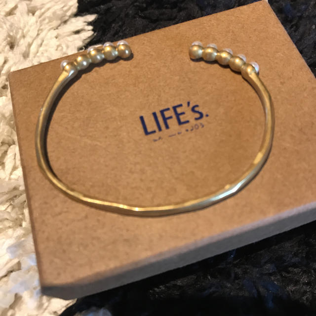 TODAYFUL(トゥデイフル)の4/11までSALE𓇼LIFE's ヴィンテージバングル パール レディースのアクセサリー(ブレスレット/バングル)の商品写真