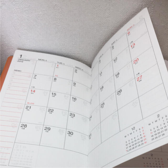 スケジュール帳 インテリア/住まい/日用品の文房具(カレンダー/スケジュール)の商品写真