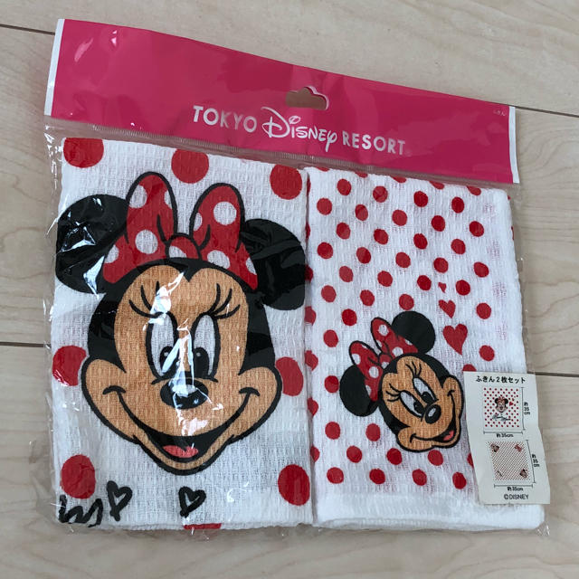 Disney(ディズニー)の新品 未使用 ♡ ミニー ふきん インテリア/住まい/日用品のキッチン/食器(テーブル用品)の商品写真