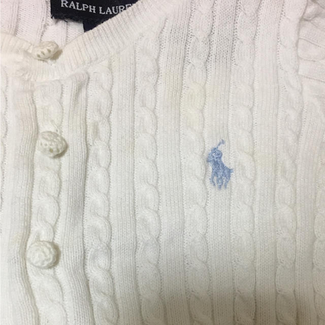 Ralph Lauren(ラルフローレン)のラルフローレン カーディガン キッズ/ベビー/マタニティのベビー服(~85cm)(カーディガン/ボレロ)の商品写真